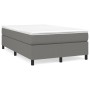 Estructura de cama de tela gris oscuro 120x200 cm de vidaXL, Camas y somieres - Ref: Foro24-3120847, Precio: 122,04 €, Descue...