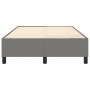 Estructura de cama de tela gris oscuro 120x200 cm de vidaXL, Camas y somieres - Ref: Foro24-3120847, Precio: 122,04 €, Descue...