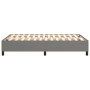Estructura de cama de tela gris oscuro 120x200 cm de vidaXL, Camas y somieres - Ref: Foro24-3120847, Precio: 122,04 €, Descue...