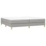 Light gray fabric bed frame 200x200 cm by vidaXL, Beds and slatted bases - Ref: Foro24-3120638, Price: 103,89 €, Discount: %