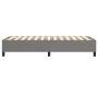 Dark gray fabric bed frame 100x200 cm by vidaXL, Beds and slatted bases - Ref: Foro24-3120839, Price: 93,82 €, Discount: %