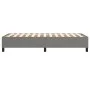 Dark gray fabric bed frame 100x200 cm by vidaXL, Beds and slatted bases - Ref: Foro24-3120839, Price: 92,78 €, Discount: %