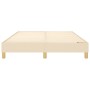 Cream fabric bed frame 140x200 cm by vidaXL, Beds and slatted bases - Ref: Foro24-3120619, Price: 102,12 €, Discount: %