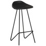 Kitchen stools 4 units black genuine leather by vidaXL, Kitchen stools - Ref: Foro24-320642, Price: 218,01 €, Discount: %