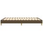 Estructura de cama de tela marrón 140x190 cm de vidaXL, Camas y somieres - Ref: Foro24-3120609, Precio: 111,59 €, Descuento: %