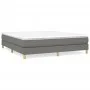 Dark gray fabric bed frame 160x200 cm by vidaXL, Beds and slatted bases - Ref: Foro24-3120623, Price: 103,61 €, Discount: %