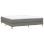 Dark gray fabric bed frame 160x200 cm by vidaXL, Beds and slatted bases - Ref: Foro24-3120623, Price: 111,80 €, Discount: %