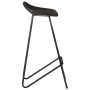 Kitchen stools 4 units black genuine leather by vidaXL, Kitchen stools - Ref: Foro24-320642, Price: 218,01 €, Discount: %