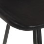Kitchen stools 4 units black genuine leather by vidaXL, Kitchen stools - Ref: Foro24-320642, Price: 218,01 €, Discount: %