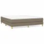 Estructura de cama de tela gris taupe 180x200 cm de vidaXL, Camas y somieres - Ref: Foro24-3120634, Precio: 114,94 €, Descuen...