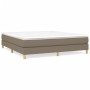 Taupe gray fabric bed frame 180x200 cm by vidaXL, Beds and slatted bases - Ref: Foro24-3120634, Price: 124,24 €, Discount: %
