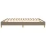 Estructura de cama de tela gris taupe 180x200 cm de vidaXL, Camas y somieres - Ref: Foro24-3120634, Precio: 114,94 €, Descuen...