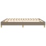 Taupe gray fabric bed frame 180x200 cm by vidaXL, Beds and slatted bases - Ref: Foro24-3120634, Price: 124,24 €, Discount: %