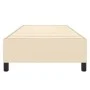 Cream fabric bed frame 90x190 cm by vidaXL, Beds and slatted bases - Ref: Foro24-3120827, Price: 80,86 €, Discount: %