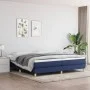 Blue taupe gray fabric bed frame 200x200 cm by vidaXL, Beds and slatted bases - Ref: Foro24-3120644, Price: 97,93 €, Discount: %