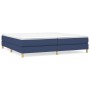 Blue taupe gray fabric bed frame 200x200 cm by vidaXL, Beds and slatted bases - Ref: Foro24-3120644, Price: 120,15 €, Discoun...