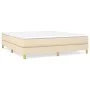Bettrahmen aus cremefarbenem Stoff, 180 x 200 cm von vidaXL, Betten und Lattenroste - Ref: Foro24-3120635, Preis: 127,62 €, R...