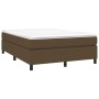 Estructura de cama de tela marrón 140x190 cm de vidaXL, Camas y somieres - Ref: Foro24-3120857, Precio: 122,84 €, Descuento: %