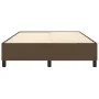 Bettgestell aus braunem Stoff, 140 x 190 cm von vidaXL, Betten und Lattenroste - Ref: Foro24-3120857, Preis: 119,69 €, Rabatt: %