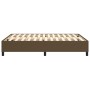 Estructura de cama de tela marrón 140x190 cm de vidaXL, Camas y somieres - Ref: Foro24-3120857, Precio: 122,84 €, Descuento: %