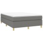 Dark gray fabric bed frame 140x190 cm by vidaXL, Beds and slatted bases - Ref: Foro24-3120954, Price: 114,66 €, Discount: %
