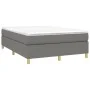 Dark gray fabric bed frame 140x190 cm by vidaXL, Beds and slatted bases - Ref: Foro24-3120954, Price: 113,38 €, Discount: %