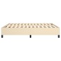 Estructura de cama tela color crema 180x200 cm de vidaXL, Camas y somieres - Ref: Foro24-3120883, Precio: 135,46 €, Descuento: %