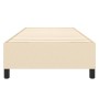 Cream fabric bed frame 80x200 cm by vidaXL, Beds and slatted bases - Ref: Foro24-3120819, Price: 86,22 €, Discount: %