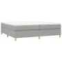 Light gray fabric bed frame 200x200 cm by vidaXL, Beds and slatted bases - Ref: Foro24-3120985, Price: 116,24 €, Discount: %