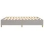 Light gray fabric bed frame 200x200 cm by vidaXL, Beds and slatted bases - Ref: Foro24-3120985, Price: 116,24 €, Discount: %