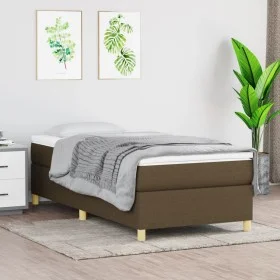 Brown fabric bed frame 80x200 cm by vidaXL, Beds and slatted bases - Ref: Foro24-3120916, Price: 89,36 €, Discount: %
