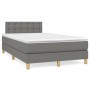 Box spring bed with dark gray fabric mattress 120x200 cm by vidaXL, Beds and slatted bases - Ref: Foro24-3140922, Price: 379,...