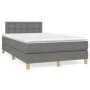 Boxspringbett mit dunkelgrauer Stoffmatratze 120x200 cm von vidaXL, Betten und Lattenroste - Ref: Foro24-3140922, Preis: 380,...