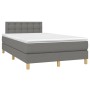 Box spring bed with dark gray fabric mattress 120x200 cm by vidaXL, Beds and slatted bases - Ref: Foro24-3140922, Price: 379,...