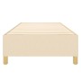 Cream fabric bed frame 90x190 cm by vidaXL, Beds and slatted bases - Ref: Foro24-3120926, Price: 82,46 €, Discount: %