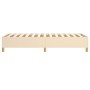 Cream fabric bed frame 90x190 cm by vidaXL, Beds and slatted bases - Ref: Foro24-3120926, Price: 82,46 €, Discount: %