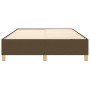 Estructura de cama de tela marrón 140x200 cm de vidaXL, Camas y somieres - Ref: Foro24-3120964, Precio: 123,54 €, Descuento: %