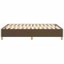 Estructura de cama de tela marrón 140x200 cm de vidaXL, Camas y somieres - Ref: Foro24-3120964, Precio: 123,54 €, Descuento: %