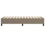 Taupegrauer Bettrahmen aus Stoff, 90 x 200 cm von vidaXL, Betten und Lattenroste - Ref: Foro24-3120834, Preis: 101,88 €, Raba...