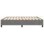 Estructura de cama tela gris oscuro 200x200 cm de vidaXL, Camas y somieres - Ref: Foro24-3120887, Precio: 136,31 €, Descuento: %
