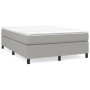 Light gray fabric bed frame 140x190 cm by vidaXL, Beds and slatted bases - Ref: Foro24-3120854, Price: 112,01 €, Discount: %