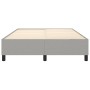 Estructura de cama de tela gris claro 140x190 cm de vidaXL, Camas y somieres - Ref: Foro24-3120854, Precio: 111,91 €, Descuen...