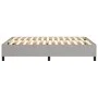 Estructura de cama de tela gris claro 140x190 cm de vidaXL, Camas y somieres - Ref: Foro24-3120854, Precio: 108,94 €, Descuen...