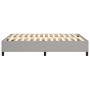 Light gray fabric bed frame 140x190 cm by vidaXL, Beds and slatted bases - Ref: Foro24-3120854, Price: 112,01 €, Discount: %