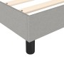 Light gray fabric bed frame 140x190 cm by vidaXL, Beds and slatted bases - Ref: Foro24-3120854, Price: 112,01 €, Discount: %