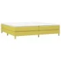 Box spring bed frame green fabric 200x200 cm by vidaXL, Beds and slatted bases - Ref: Foro24-3120645, Price: 93,75 €, Discoun...
