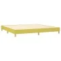 Box spring bed frame green fabric 200x200 cm by vidaXL, Beds and slatted bases - Ref: Foro24-3120645, Price: 93,75 €, Discoun...
