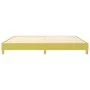 Box spring bed frame green fabric 200x200 cm by vidaXL, Beds and slatted bases - Ref: Foro24-3120645, Price: 93,75 €, Discoun...