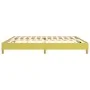 Box spring bed frame green fabric 200x200 cm by vidaXL, Beds and slatted bases - Ref: Foro24-3120645, Price: 93,75 €, Discoun...