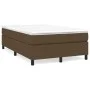 Dark brown fabric bed frame 120x200 cm by vidaXL, Beds and slatted bases - Ref: Foro24-3120849, Price: 118,22 €, Discount: %